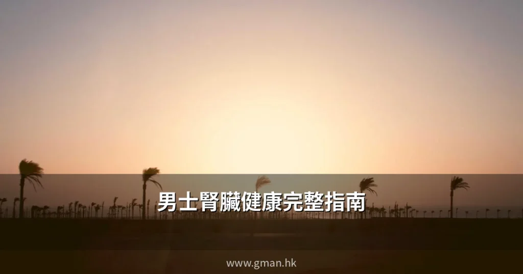 男士腎臟健康指南封面圖